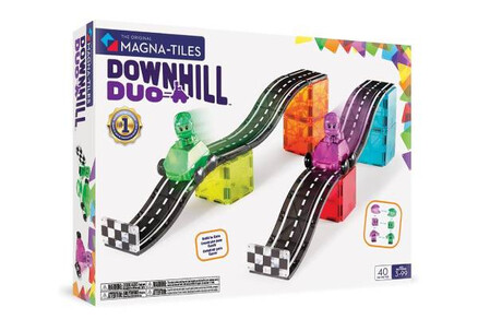 Magna-Tiles 40-Piece Downhill Duo Set - Option for Two Sets