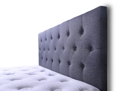 Fenland Adjustable Dark Charcoal Headboard - Five Sizes Available