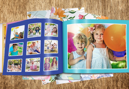 Personalised Photobook Range - Options for Softcover or Hardcover Books, up to 120 Pages