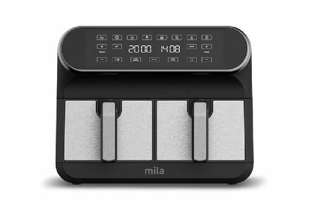 Mila EasyChef Dual 8L Dual Basket Air Fryer with Touch Control