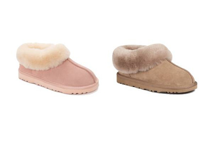 Ugg Unisex Premium Sheepskin Slippers Suede Collar Slippers - Available in Three Colours & 10 Sizes