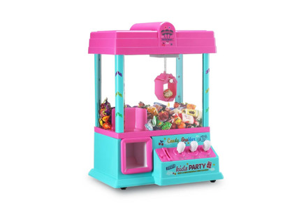 Toy Claw Machine Candy Catch Grabber Game with Lights & Music 24 Coins