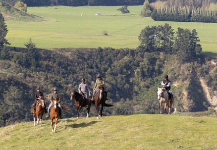 Hawke's Bay Boutique Mohaka River Farm Getaway & Horse Trekking Experience incl. Picnic & Continental Breakfast - Options for Two or Four People