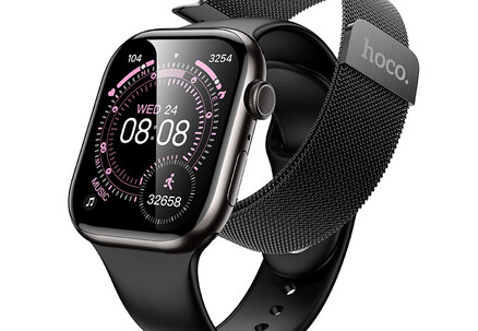 Nexus Pulse IPX6 Waterproof Smartwatch iOS Android Black