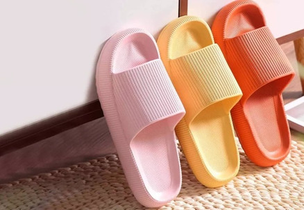 Women's Thick Platform Soft Slides - Four Sizes & Three Colours Available