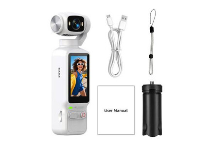 Extreme Pocket 360 Gimbal Vlogging Camera - White