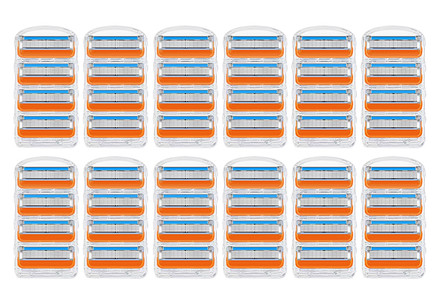 48-Piece Razor Replacement Blades Compatible with Gillette Fusion 5