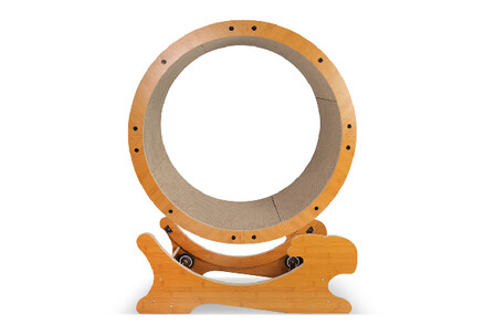 Pet Cat Corrugated Paper Exercise Wheel
