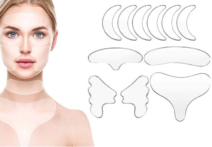 11-Piece Face Anti-Wrinkle Pads - Option for Two Sets