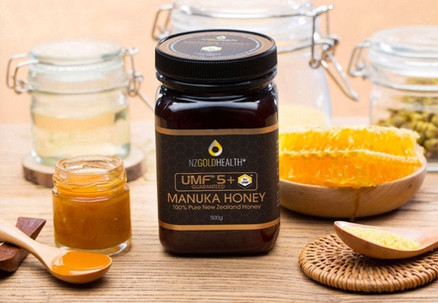 NZ Goldhealth 100% Natural Manuka Honey UMF 5+ 500g - Options for up to 10 Jars