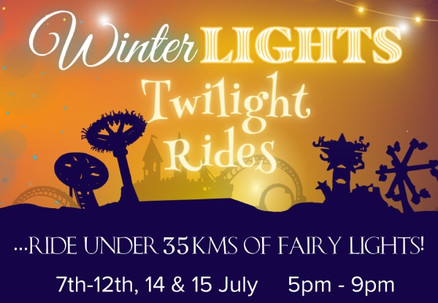 Rainbow's End Winter Twilight Rides Pass - Option for Family Pass - Valid for Dates 7th July to 12th July, 14th July & 15th July