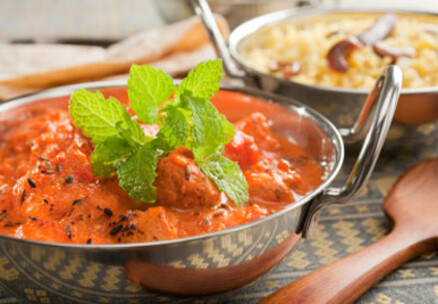 $52 for Two Curries, Two Plain Naan, Rice & Two Beers, Wines or Soft Drinks - Options for up to Eight People