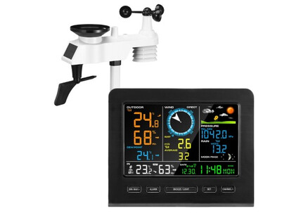 WiFi Wireless Solar Weather Station