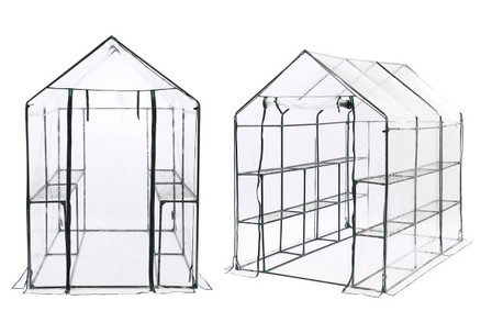 Levede Walk-In Greenhouse Garden Shed