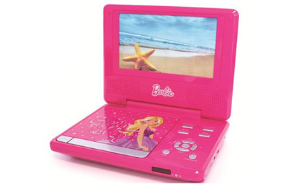 Portable Barbie DVD Player - GrabOne