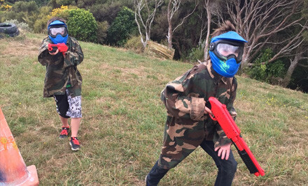 paintball grabone corp suitable ages hour
