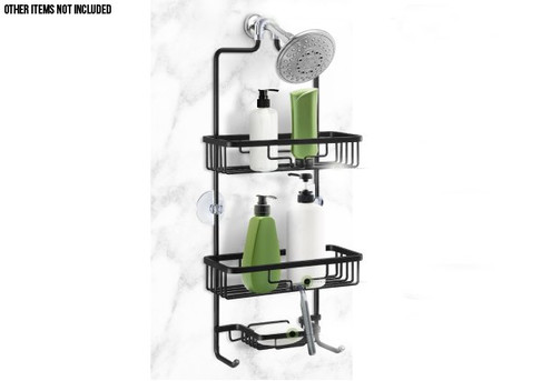 Three-Shelf Aluminium Hanging Shower Caddy