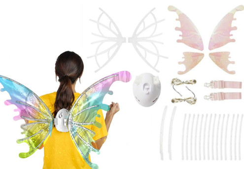 LED Electric Butterfly Wings with Music - Option for Two-Pack