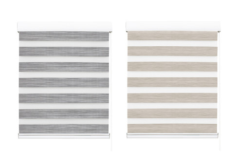 Marlow Blackout Zebra Roller Blind Curtain - Two Colours Available