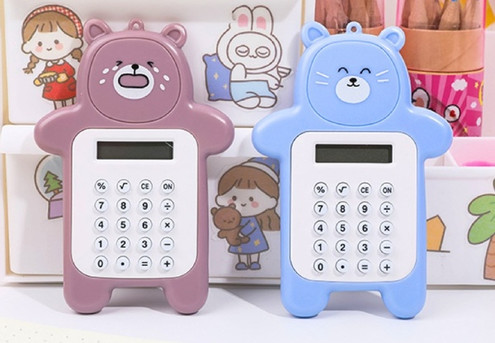 Two-Pack Kids Bear Calculator