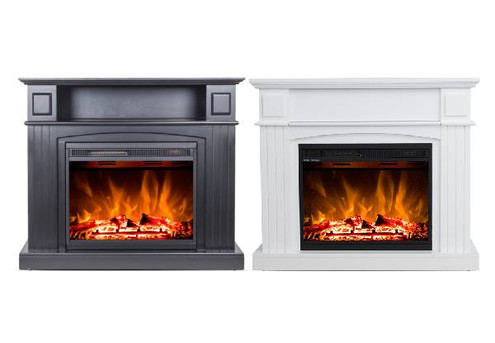 Electric Fireplace Mantel - Two Colours Available