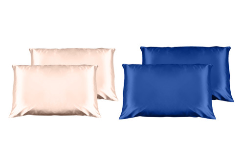 Twin-Pack Casa Decor Luxury Satin Pillowcase - Five Colours Available