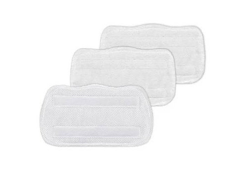 Three-Piece Replacement Mop Pads Compatible with Shark Cleaner