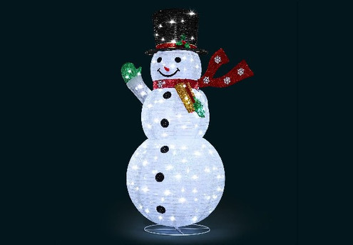 Snowman Christmas Light Decoration