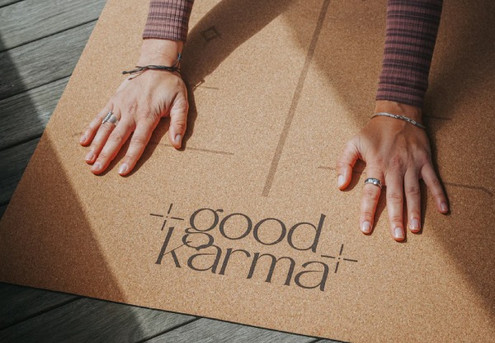 Good Karma Yoga Bliss Bundle Incl. Mat, Eye Pillow, Copper Bottle, Incense Burner Stand & Incense Sticks