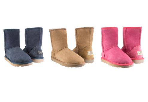 Comfort Me Unisex 'Kangaroo' Memory Foam 3/4 Classic UGG Boots incl. Complimentary UGG Protector - Nine Colours & Ten Sizes Available