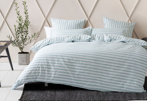Nu Edition Charlie Duvet Cover Set - Available in Three Colours, Three Sizes & Option for Extra European Pillowcase - Elsewhere Pricing Starts at $99.99