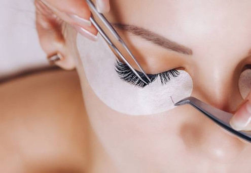 Full Set Natural Eyelash Extensions - Options for Fan Extensions or Hybrid Extensions