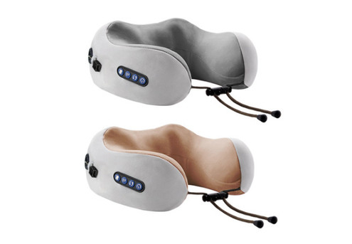 Rechargeable U-Shaped Neck Massager Pillow - Two Colours Available