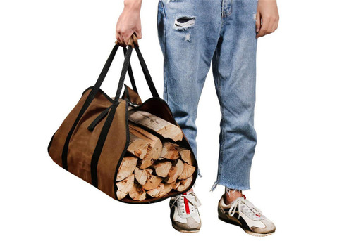 Firewood Log Carrier Bag - Option for Two-Pack