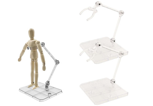 Two-Piece Action-Figure Display Stand - Option for Four-Piece