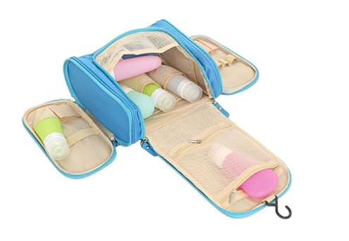 Travel Water-Resistant Wash Bag - Five Colours - Option for Two Available