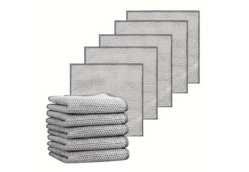 10-Piece Non-Scratch Thickened Steel Wire Cleaning Cloth - Option for 20 or 40-Piece