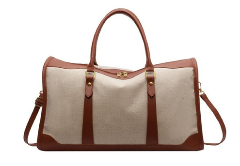 Women's Tote Canvas Travel Duffel Bag - Two Colours Available