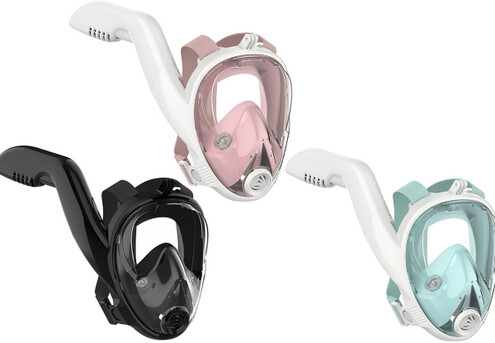 Adult Side Snorkel Mask - Available in Three Colours & Two Sizes