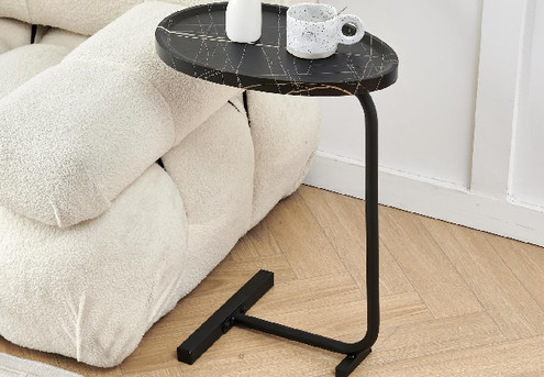 C-Shaped Side Table