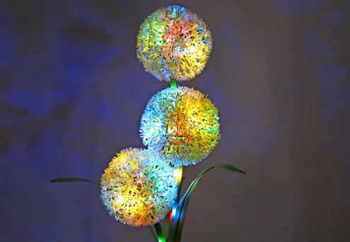 Solar 36-LED Dandelion Garden Lights