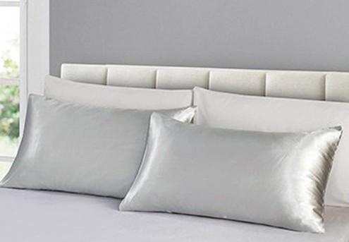 One-Pair Satin Pillow Cases - Eight Colours Available