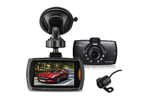 Full HD 1080P Car Dash Camera with Reverse Rear Parking Camera
