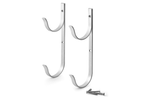 Two-Pack Fence Pool Pole Hanger - Option for Four-Pack