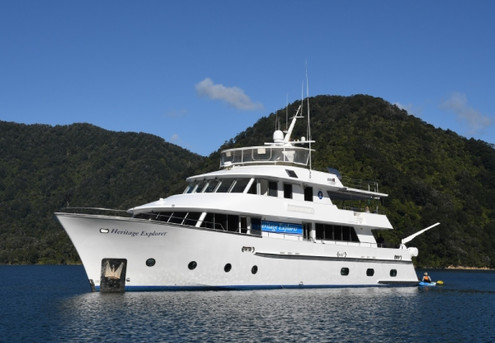 Five-Day Unseen Queen Charlotte Sound Cruise incl. Onboard Meals, Complimentary House Drinks, Pre/Post Cruise Transfers - Per Person, Twin Share