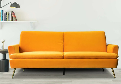 Gyllene Velvet Sofa Bed