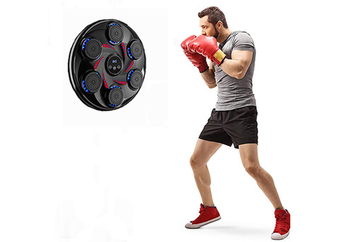 Wall-Mounted Round LED Music Boxing Machine