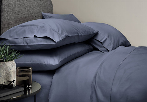 600TC Pure Cotton Plain Sheet Set - Available in Five Colours & Six Sizes