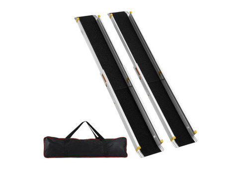 Foldable &  Adjustable Portable Wheelchair Ramp - Two Sizes Available