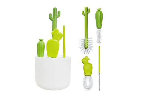 Four-Pack Cactus Cleaning Brush Set
